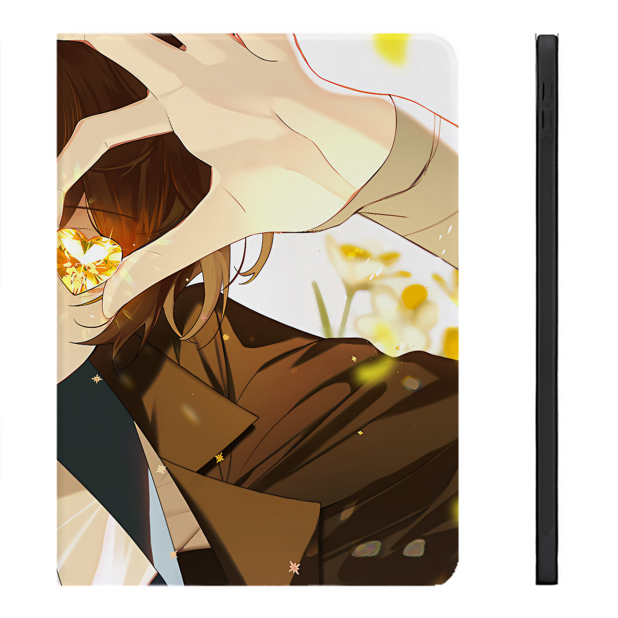 （画像用） 文豪ストレイドッグス Bungo Stray Dogs IPadケース ペンホルダー付き ブックスタイルデザイン